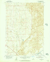 Baldy Knoll 1955 topographic map thumbnail