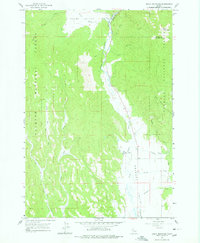 Bally Mountain 1963 topographic map thumbnail