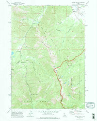 Banner Summit 1972 topographic map thumbnail