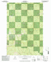 Bathtub Mountain 1995 topographic map thumbnail