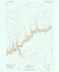 Battle Creek Lakes 1972 topographic map thumbnail