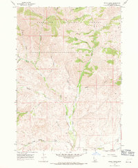 Baugh Creek 1967 topographic map thumbnail