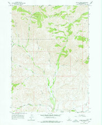 Baugh Creek 1967 topographic map thumbnail