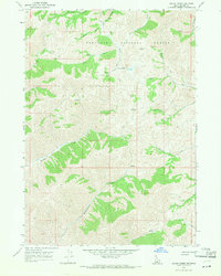 Baugh Creek SW 1967 topographic map thumbnail