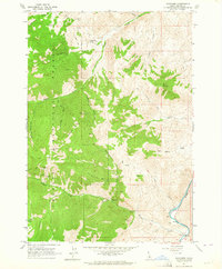 Bayhorse 1963 topographic map thumbnail