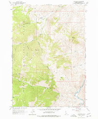 Bayhorse 1963 topographic map thumbnail