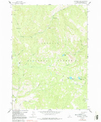 Bayhorse Lake 1963 topographic map thumbnail
