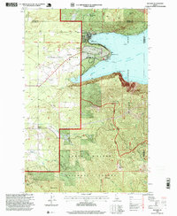 Bayview 1996 topographic map thumbnail