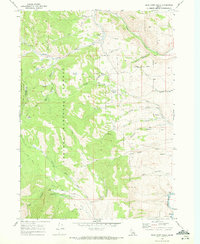 Bear Camp Gulch 1968 topographic map thumbnail