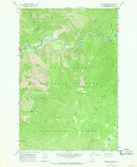 Bear Mountain 1966 topographic map thumbnail