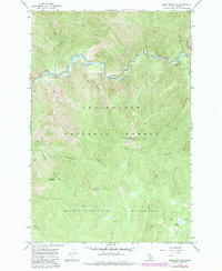 Bear Mountain 1966 topographic map thumbnail