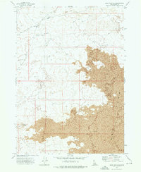 Bear Trap Cave 1972 topographic map thumbnail