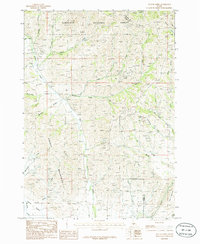 Beaver Creek 1986 topographic map thumbnail