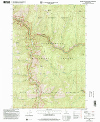 Beaver Jack Mountain 1998 topographic map thumbnail
