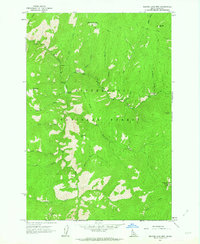 Beaver Jack Mtn 1962 topographic map thumbnail