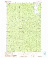 Bechtel Butte 1990 topographic map thumbnail