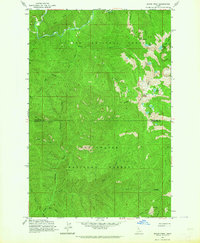Bacon Peak 1963 topographic map thumbnail