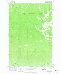Bacon Peak 1963 topographic map thumbnail