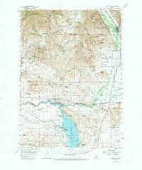 Bellevue 1957 topographic map thumbnail