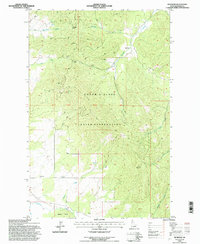 Benewah 1994 topographic map thumbnail