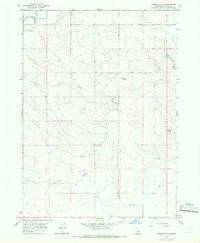 Berger Butte 1965 topographic map thumbnail