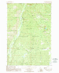 Bernard Mountain 1988 topographic map thumbnail