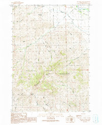 Big Blind Canyon 1991 topographic map preview