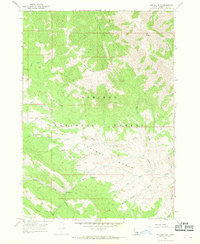Big Elk Mtn 1966 topographic map thumbnail