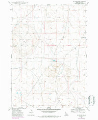 Big Foot Butte 1948 topographic map thumbnail