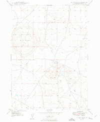 Big Foot Butte 1948 topographic map thumbnail