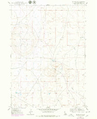 Big Foot Butte 1948 topographic map thumbnail