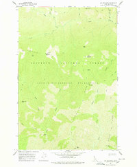 Big Rock Mtn 1966 topographic map thumbnail
