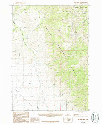 Big Windy Peak 1987 topographic map thumbnail