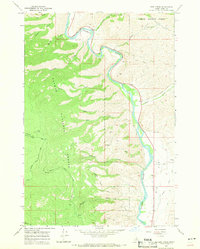 Bird Creek 1966 topographic map thumbnail