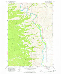 Bird Creek 1966 topographic map thumbnail