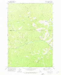 Bismark Mtn topographic map thumbnail