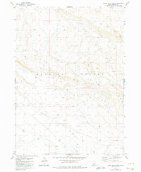Black Butte East 1980 topographic map thumbnail