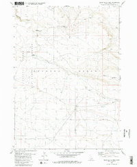 Black Butte West 1980 topographic map thumbnail