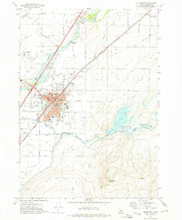 Blackfoot 1971 topographic map thumbnail