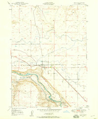 Bliss 1949 topographic map thumbnail