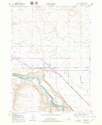 Bliss 1949 topographic map thumbnail