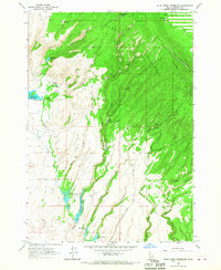 Blue Creek Reservoir 1965 topographic map thumbnail
