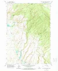 Blue Creek Reservoir 1965 topographic map thumbnail
