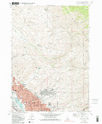 Boise North 1972 topographic map thumbnail