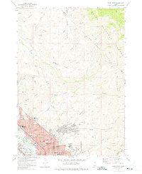 Boise North 1972 topographic map thumbnail