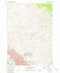 Boise North 1972 topographic map thumbnail