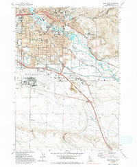 Boise South 1972 topographic map thumbnail