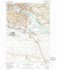Boise South 1972 topographic map thumbnail