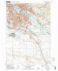 Boise South 1972 topographic map thumbnail