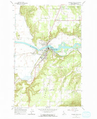 Bonners Ferry 1965 topographic map thumbnail